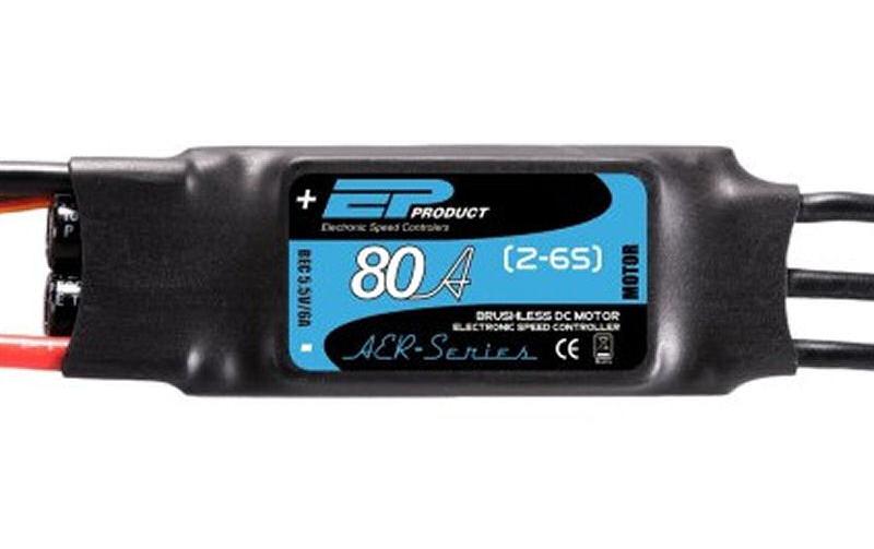 Brushless Regler Aer80-Aer-Series 80A, 2-6S, S-BECBrushless ESC für Flugmodelle