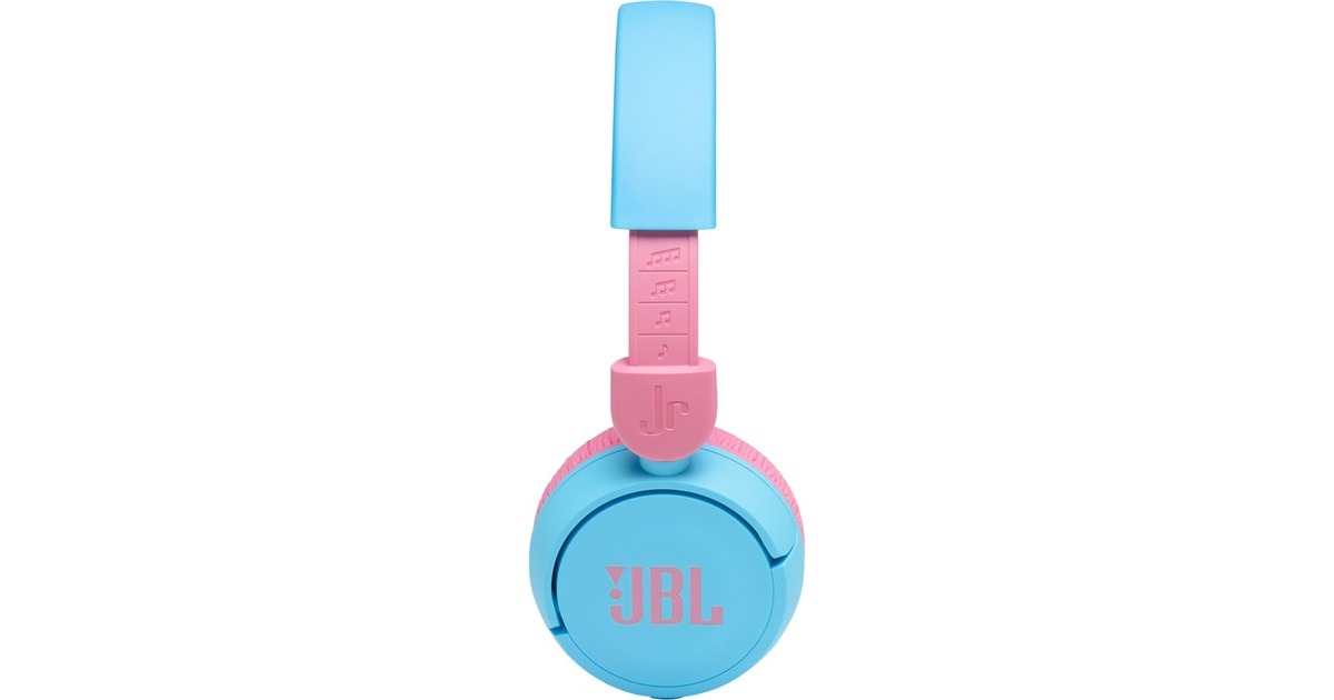 JBLJR310BT on-ear hoofdtelefoon  (Blauw/roze, Bluetooth)