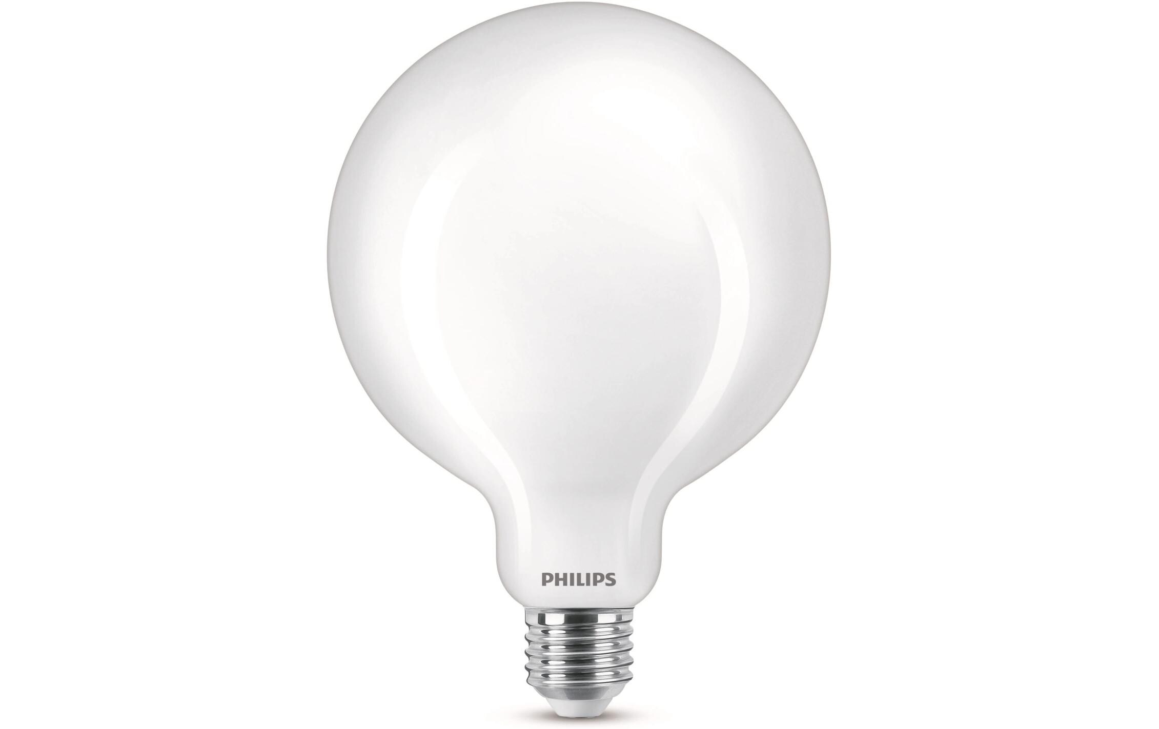 Lampe LEDcla Globe 75W E27 G120 WW FR ND WarmweissLeuchtmittel G120 mit matter Oberfläche