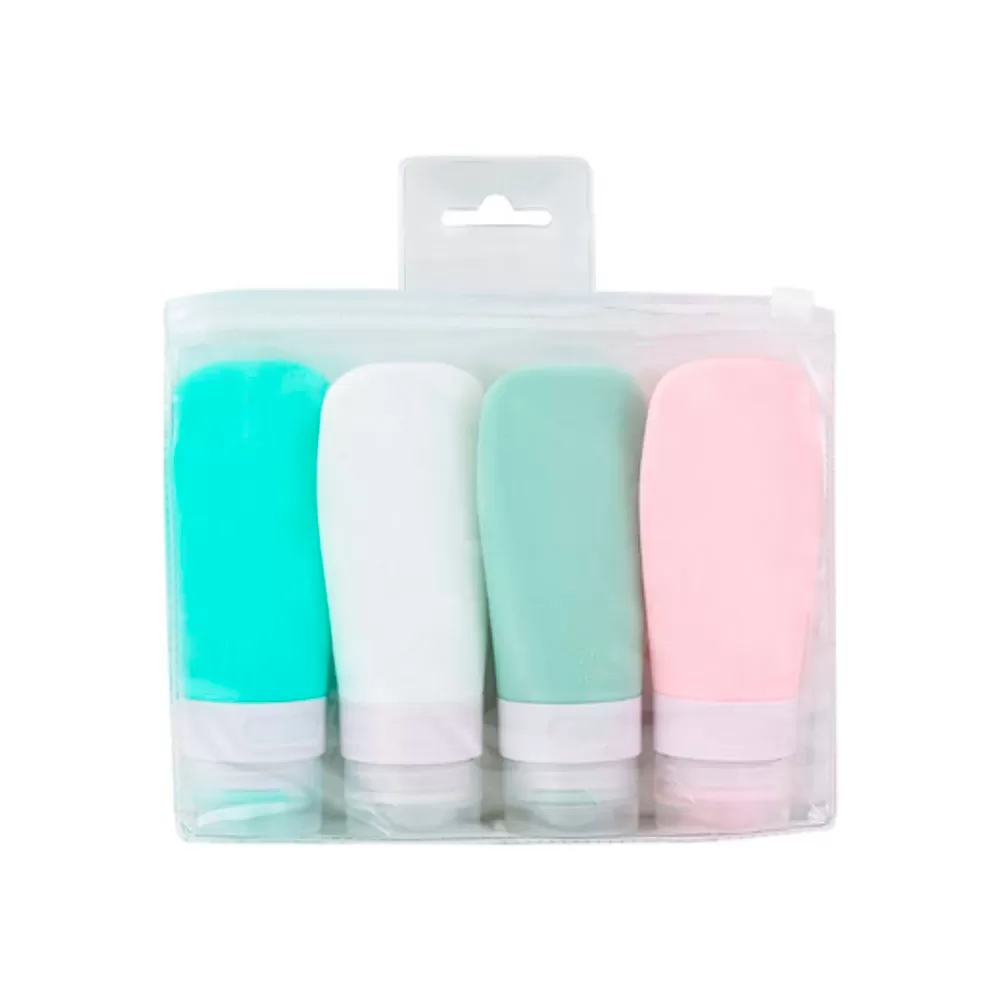 UNIQ Silikone Rejseflasker 60 ml.  - 4 stk.
