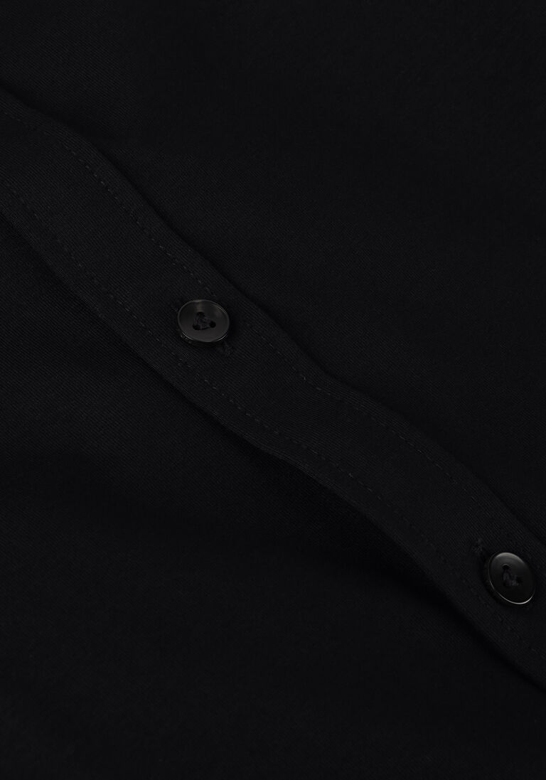 PURE PATH zwarte pure path casual overhemd jersey basis shirt