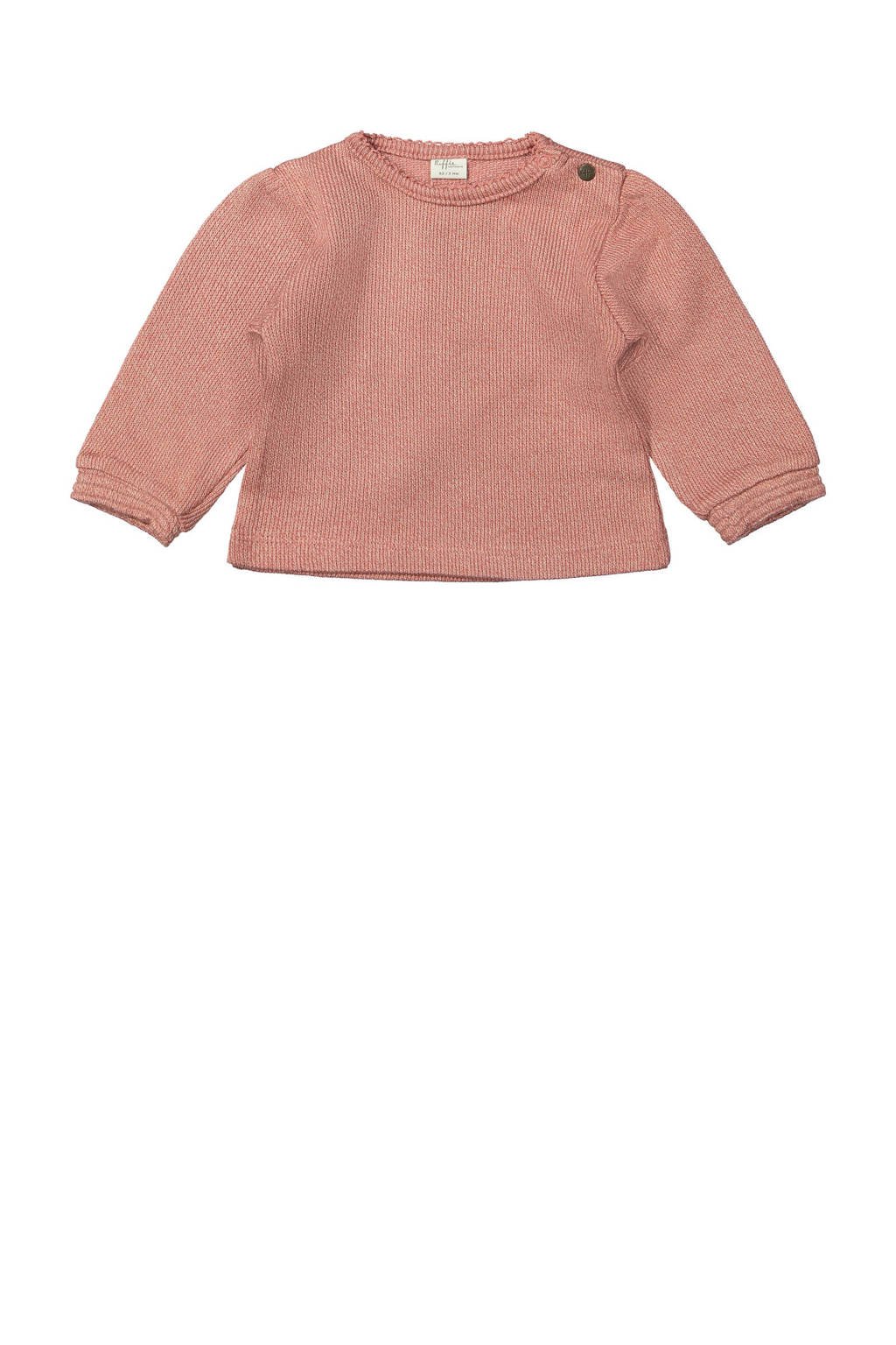 Riffle Amsterdam sweater roze fijn gebreid