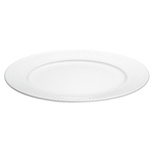 Pillivuyt Plisse Middagstallerken, Hvid, Ø28 cm
