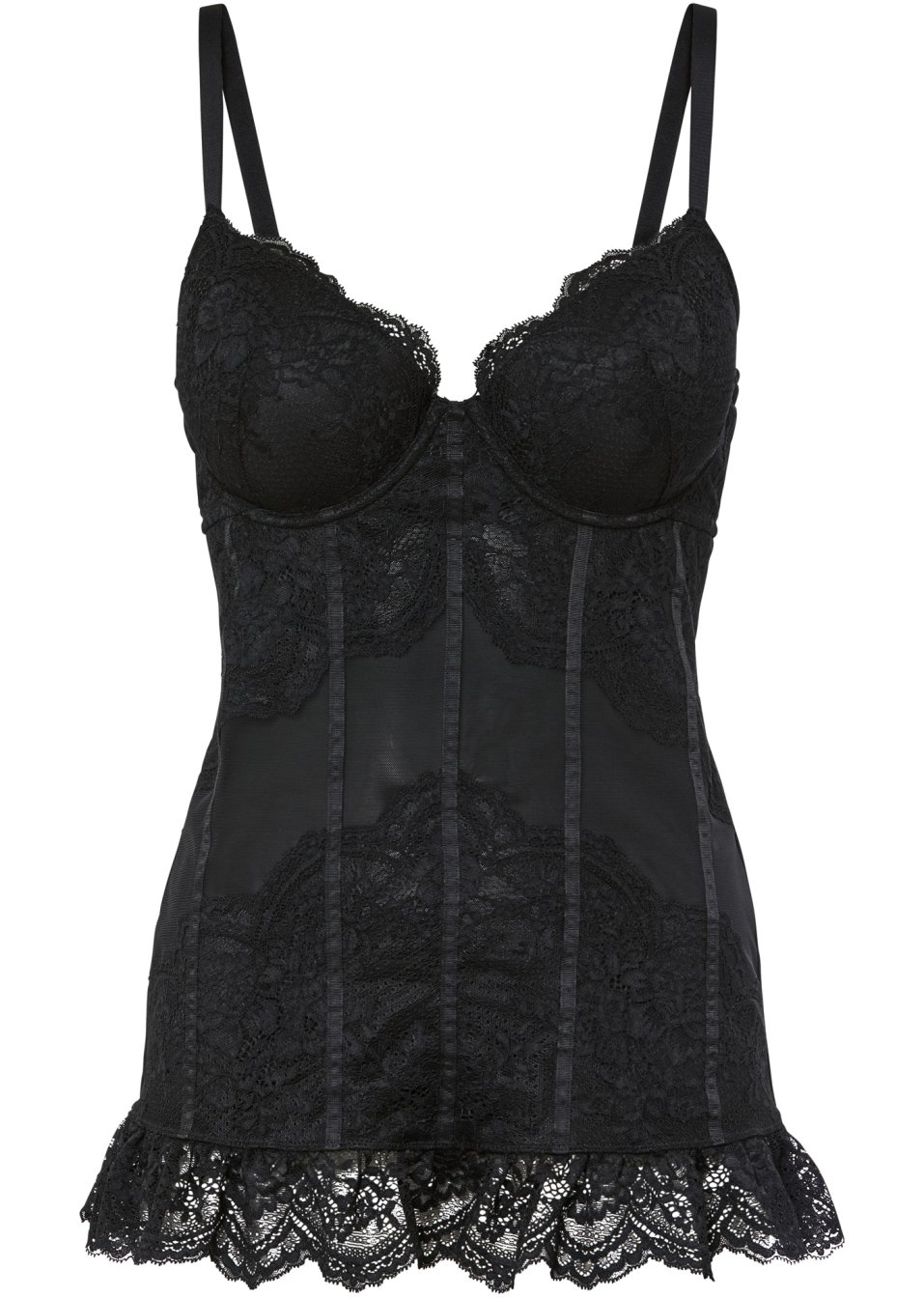 Caraco soutien-gorge avec armatures