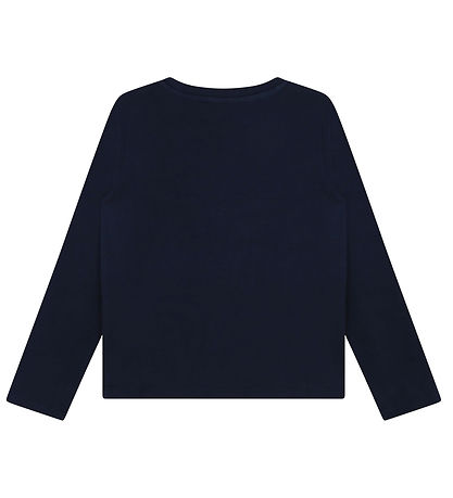 Michael Kors Bluse - Navy/Sølv m. Hjerte