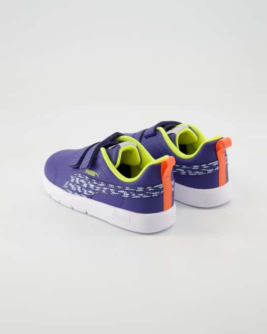 Puma Courtflex V3 Poised 2 Race V Sneaker in Blau