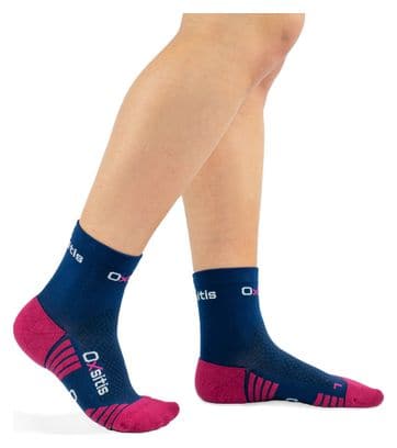 Chaussettes Oxsitis Origin Bleu / Rose