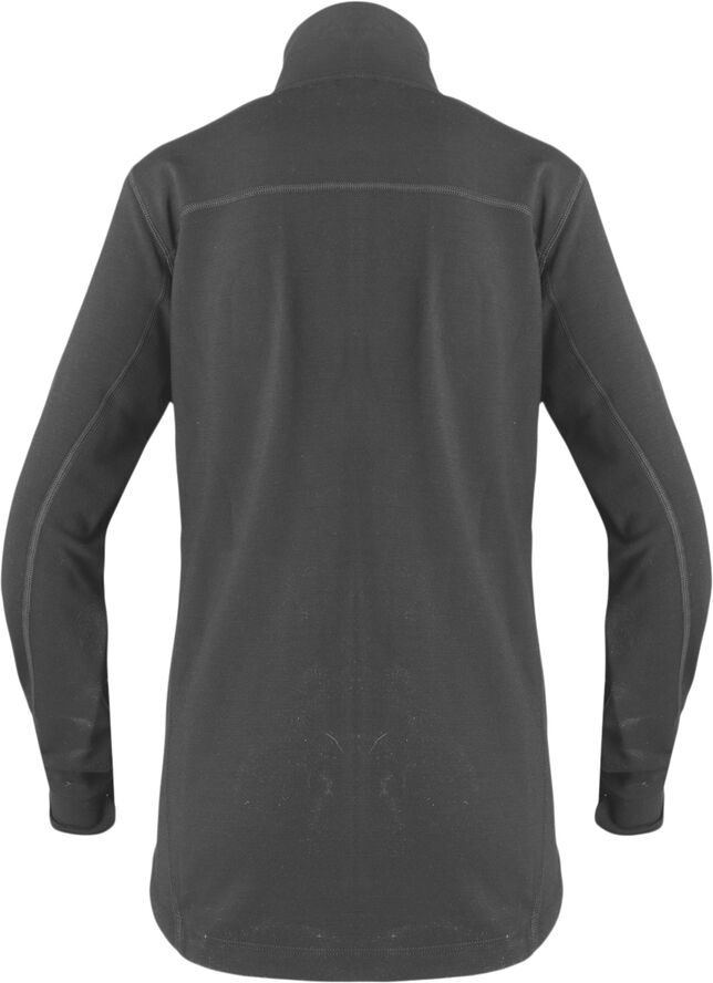 Asivik Asivik W Adventure Mid Wool uldfleece, dame Sort