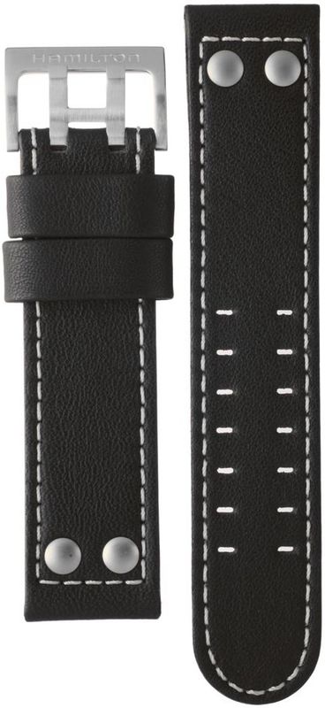 Hamilton Straps H690.706.100 Khaki Officer Horlogeband