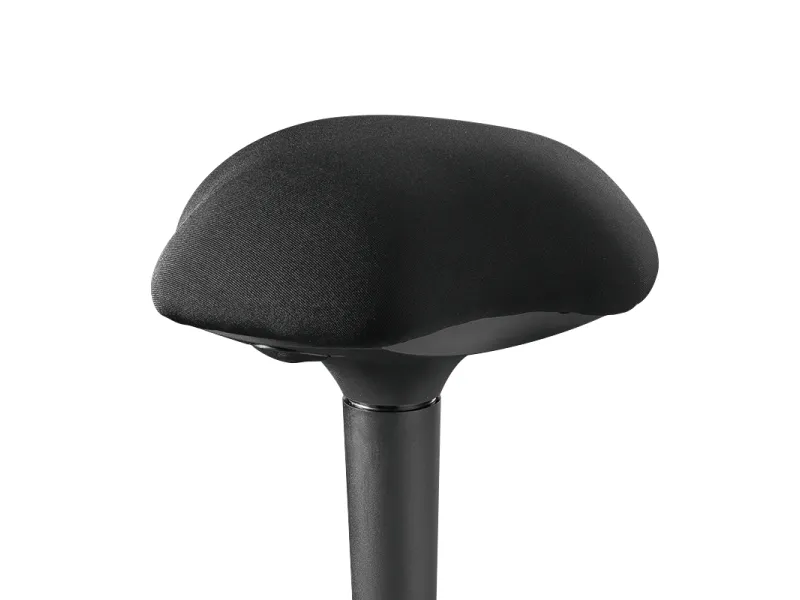 LogiLink EO0011, Polstret sæde, Sort, Stof, Metal, Sort, 24 cm