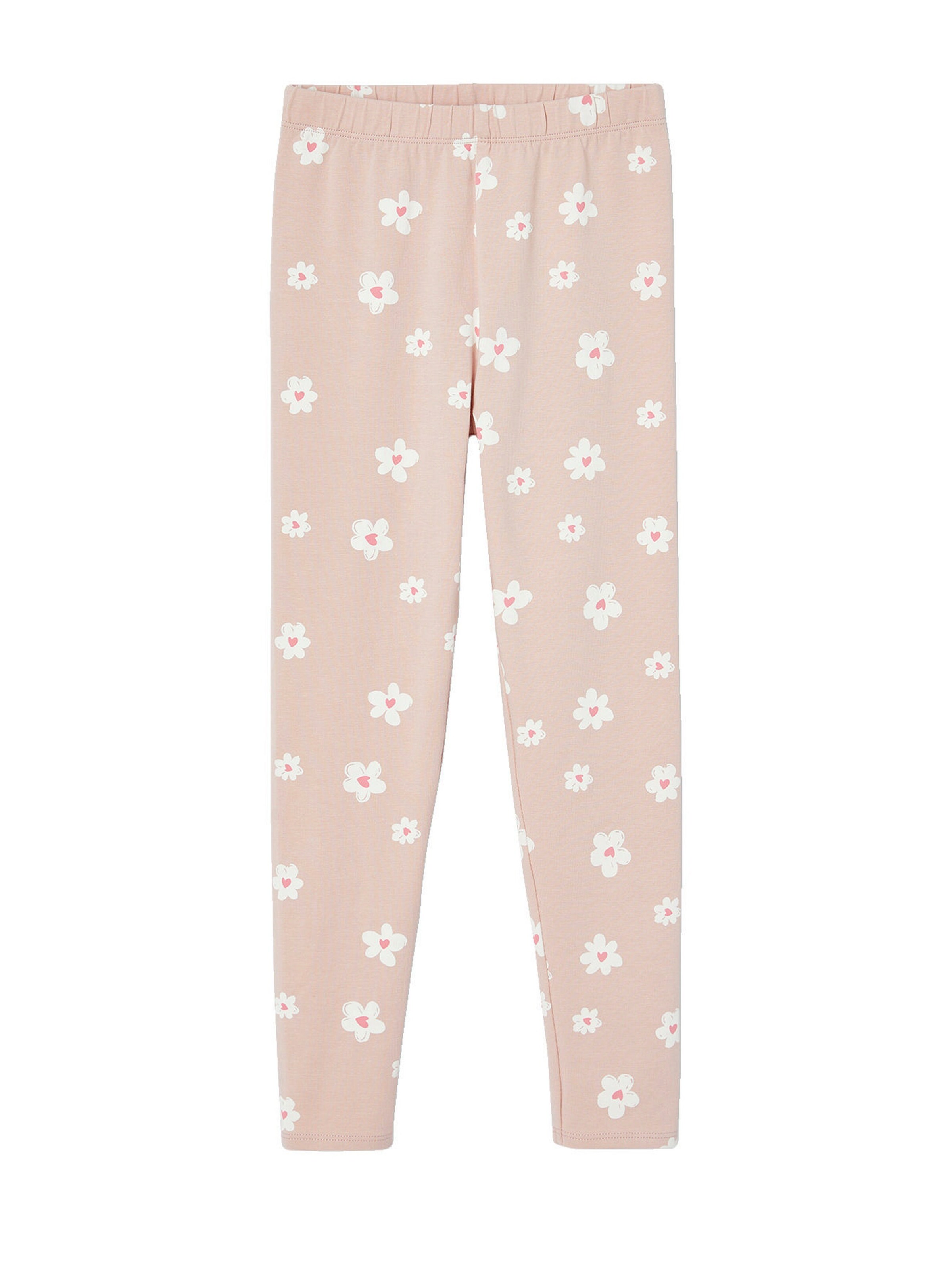 Vertbaudet 2er-Pack Mädchen Leggings BASIC pudrig rosa