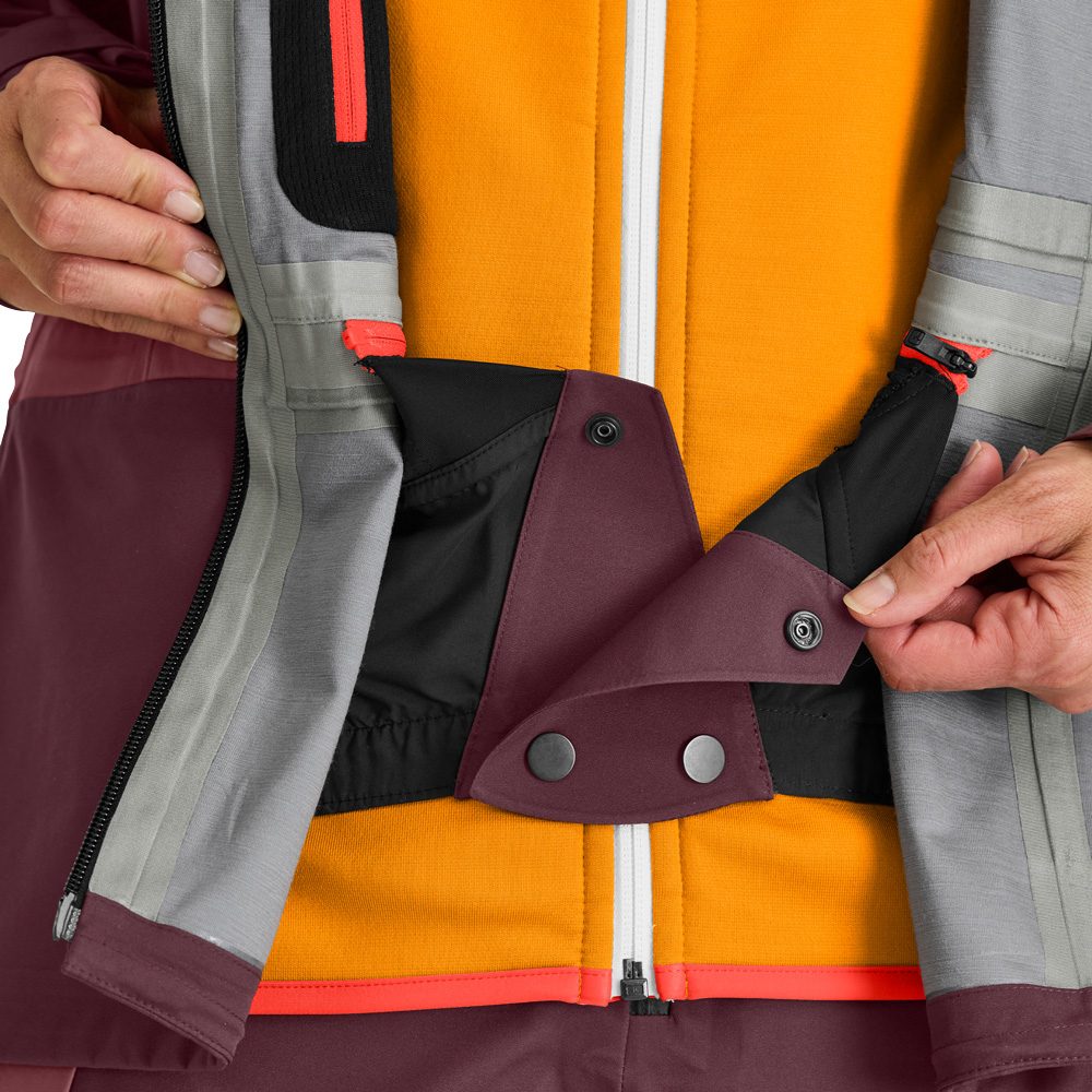 ORTOVOX 3L Guardian Shell Hardshelljacke Damen winetasting