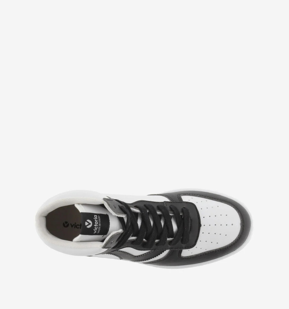 MADRID FAUX LEATHER MID BOOTNEGRO