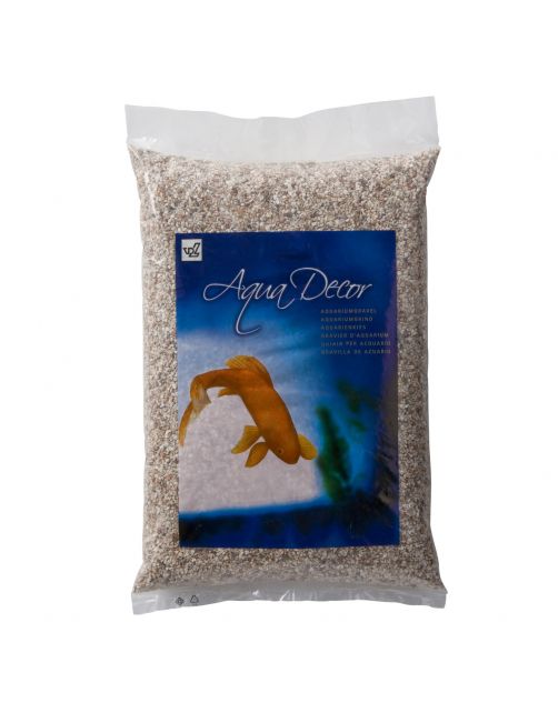 Vdl Aquariumgrind Calstone 1-2 Mm - Aquarium - Siergrind - 8 kg Bruin Wit
