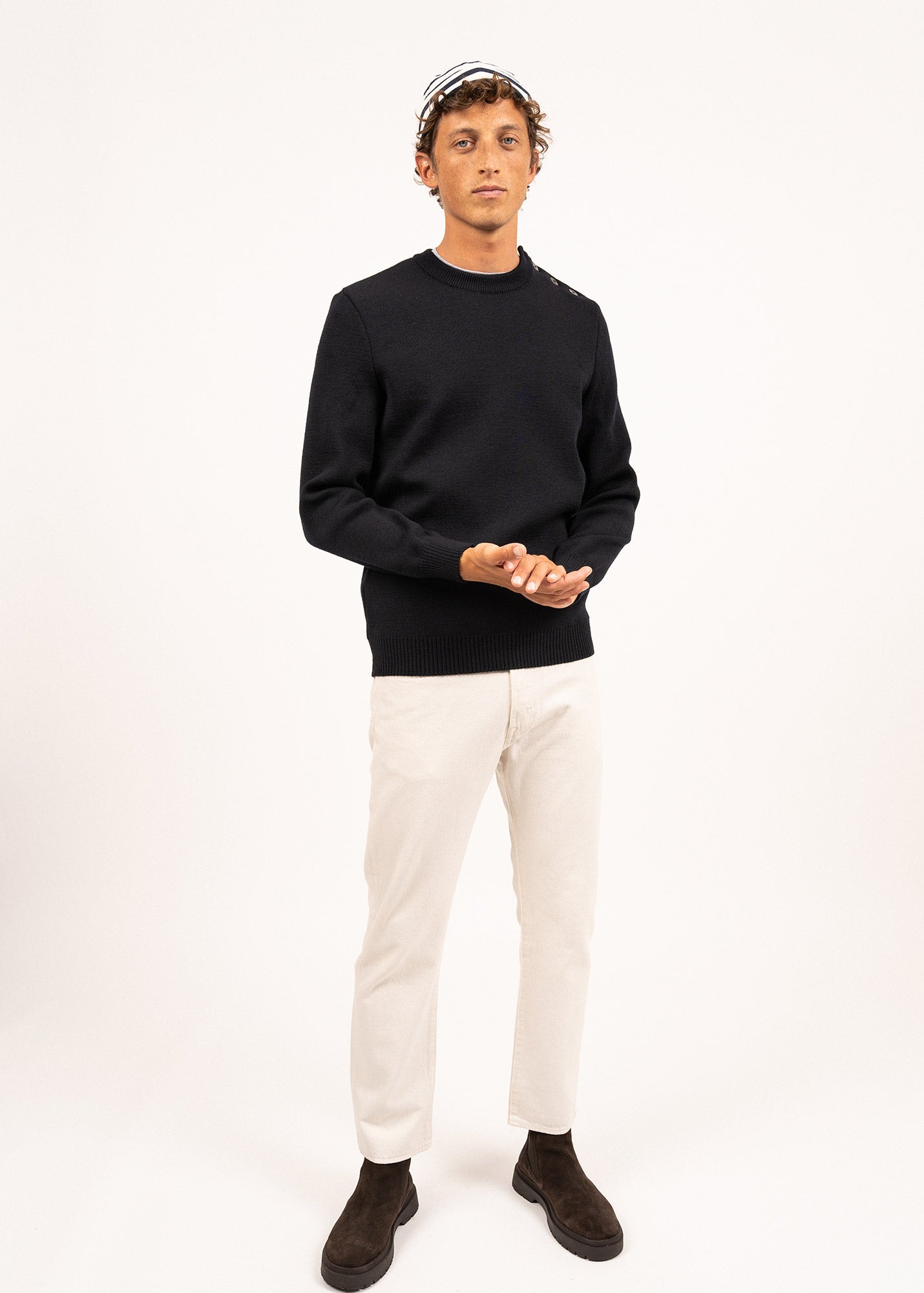 Pull marin uni Cancale