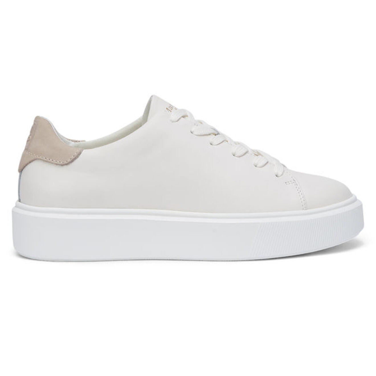 Marc O'Polo Sneakers en Cuir à Semelle Epaisse écrues