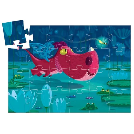 Djeco Puzzle: Edmond der Drache, 24 Teile