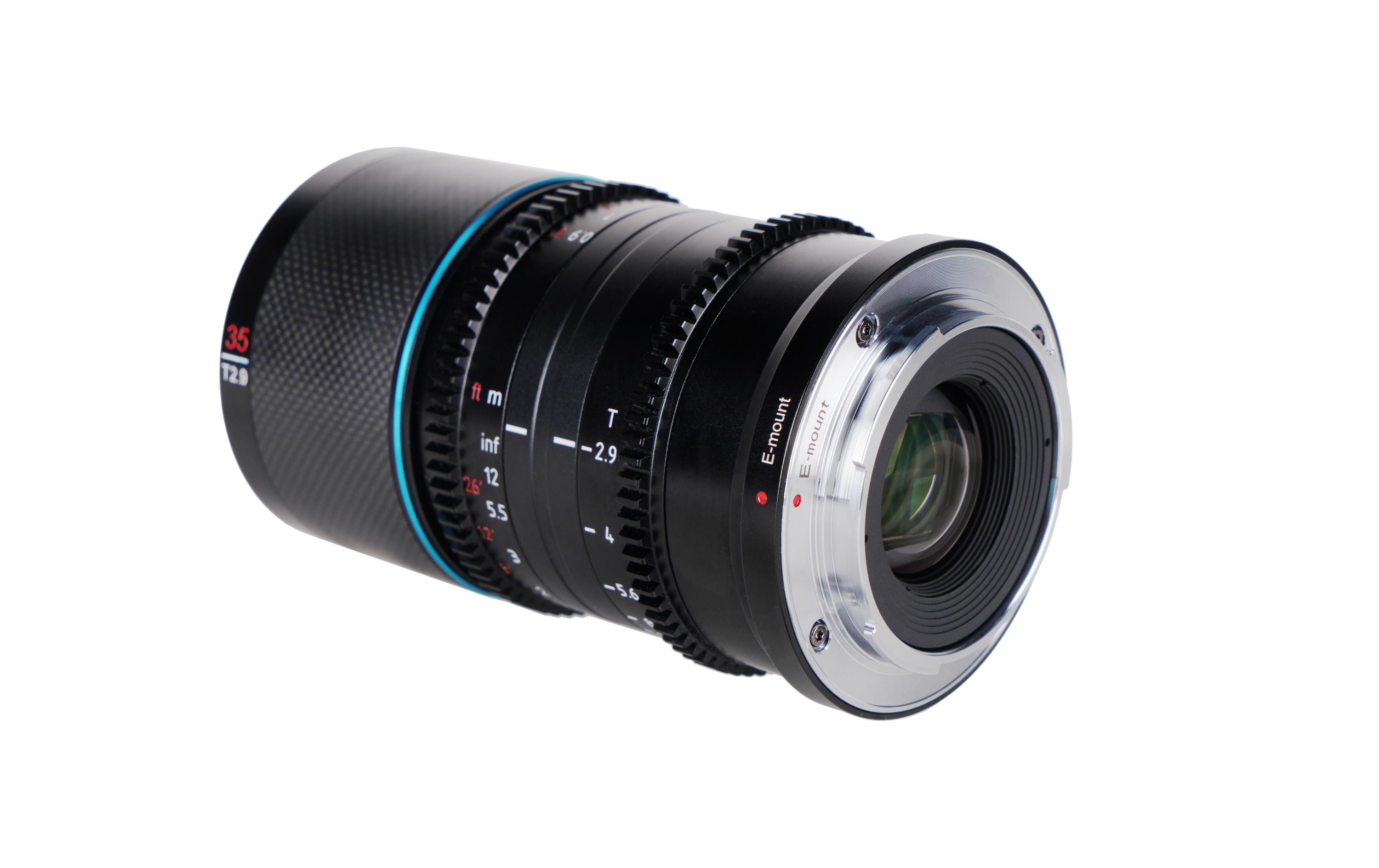 Festbrennweite Saturn 35mm T/2.9 1.6x Neutral – Canon RF<br>Anamorphotisches Vollformat-Objektiv aus Kohlefaser – Neutral Flare