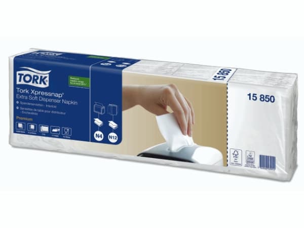 Serviet Tork N4 Xpressnap Premium Interfold 2-lags 2-fold - (8000 stk.)