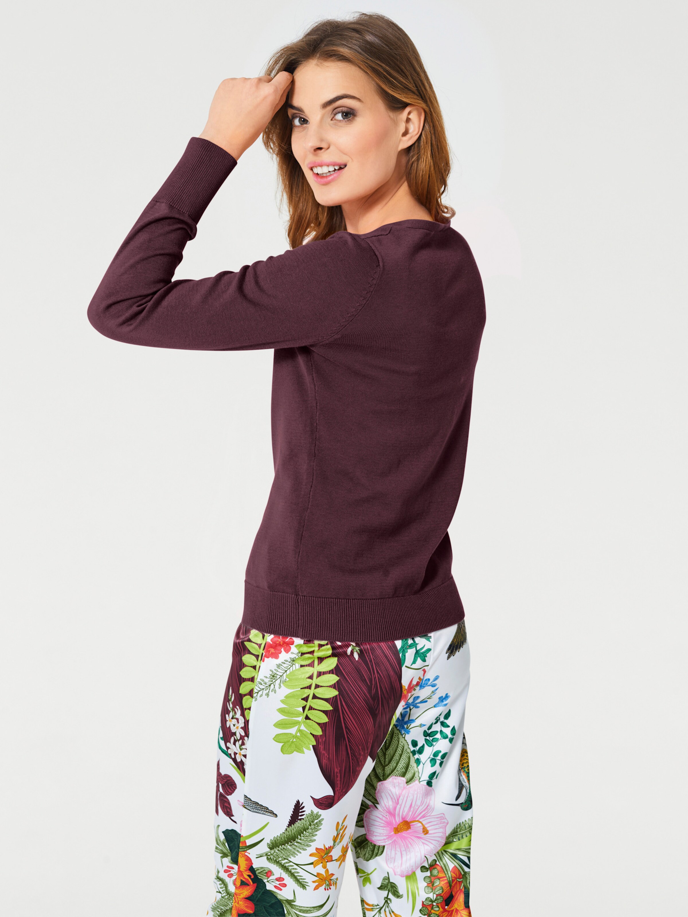 Feinstrickjacke