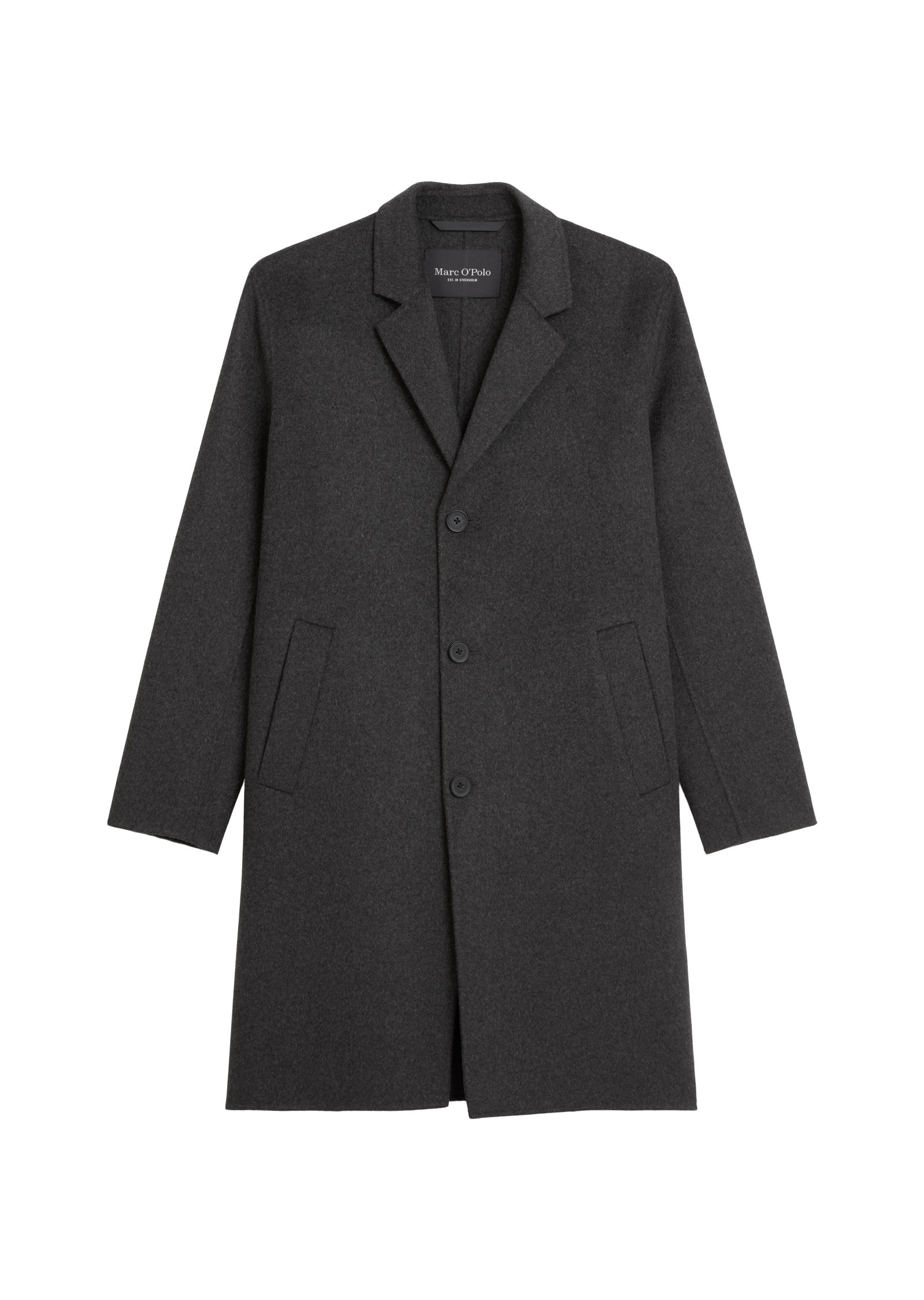 Marc O'Polo Wollmantel , regular fit, aus recyceltem Double-Face-Wool-Mix