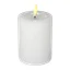 Kubbelys med flakkende flamme LED 10 cm