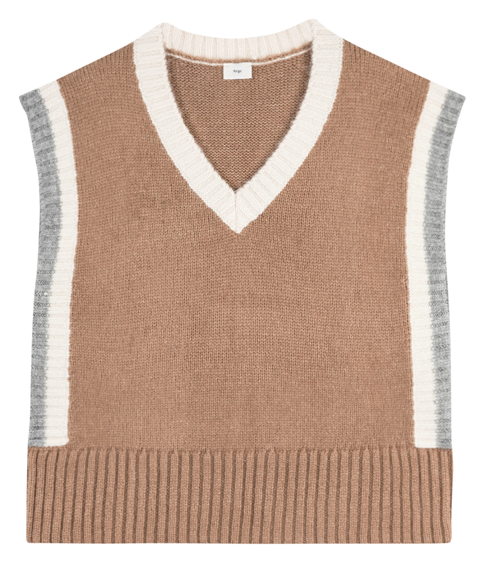 LENYX - Pull col V| Beige