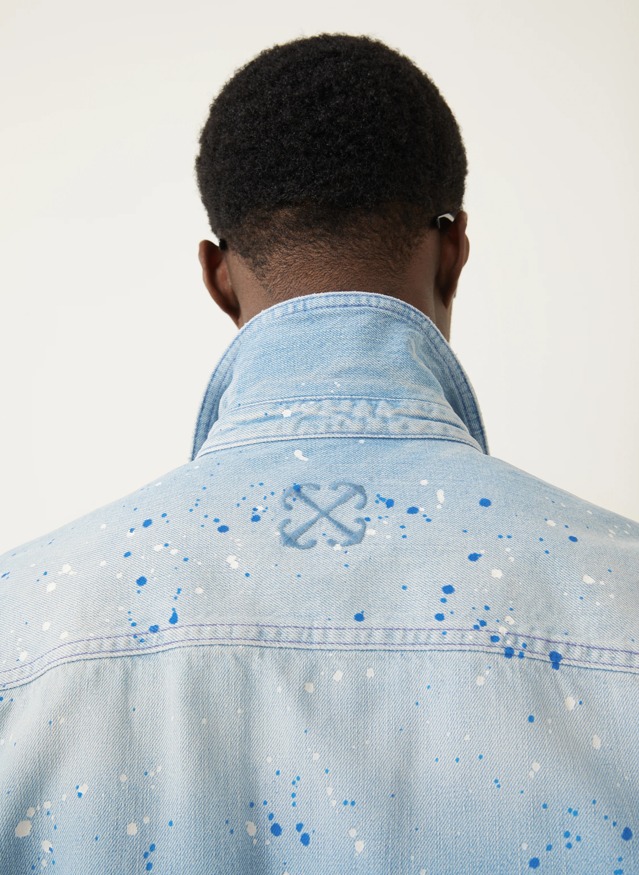 Off-White Jeanshemd Comfort Fit