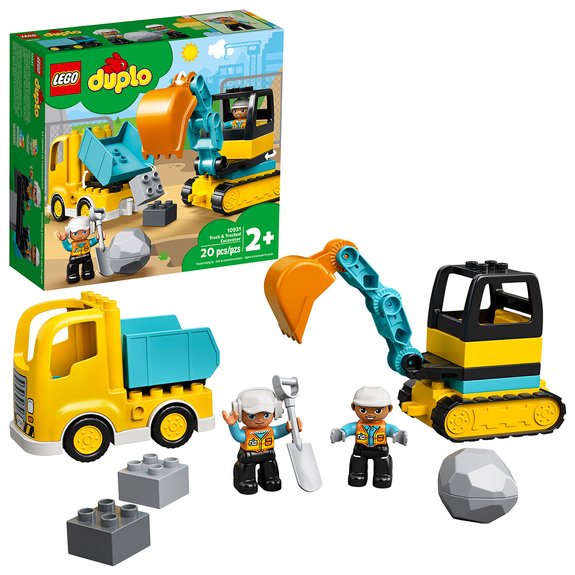 Le camion et la pelleteuse LEGO Duplo 10931
