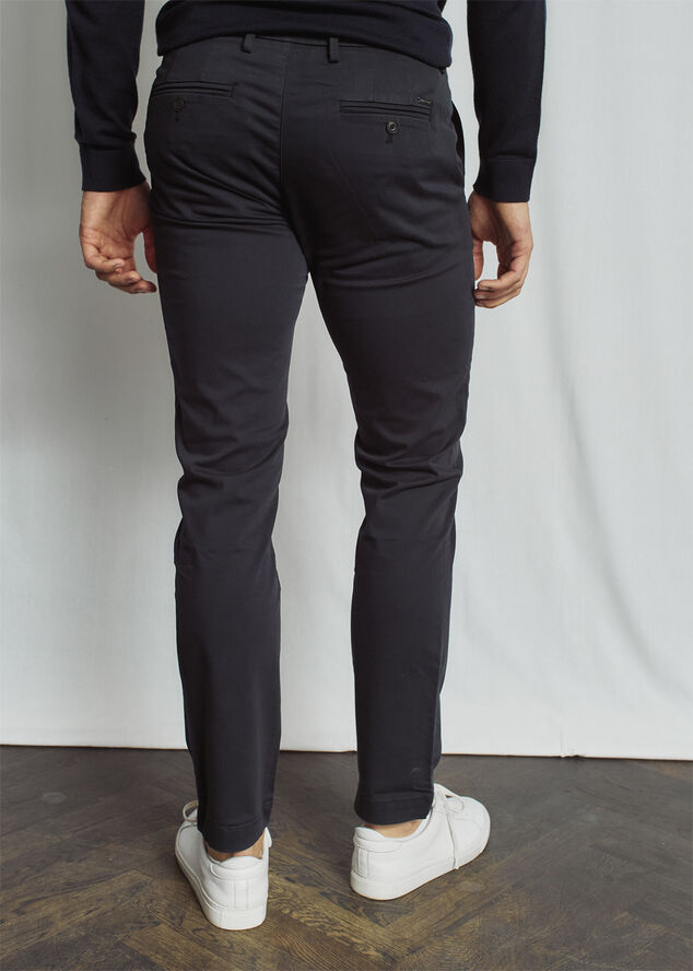 Bruun & Stengade BS Malik Regular Fit Chinos Navy
