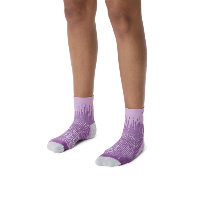 Asics Unisex Strømper Performance Run Sock Quarter Lilla