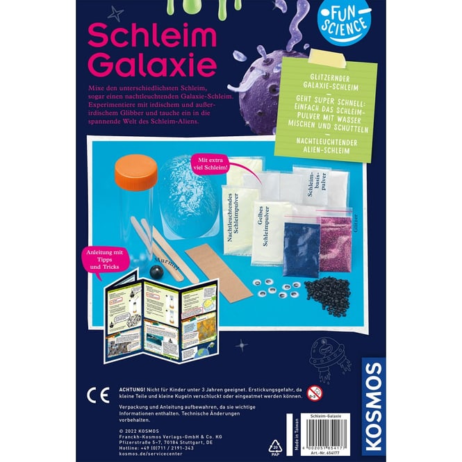 Fun Science - Nachtleuchtender Galaxie-Schleim