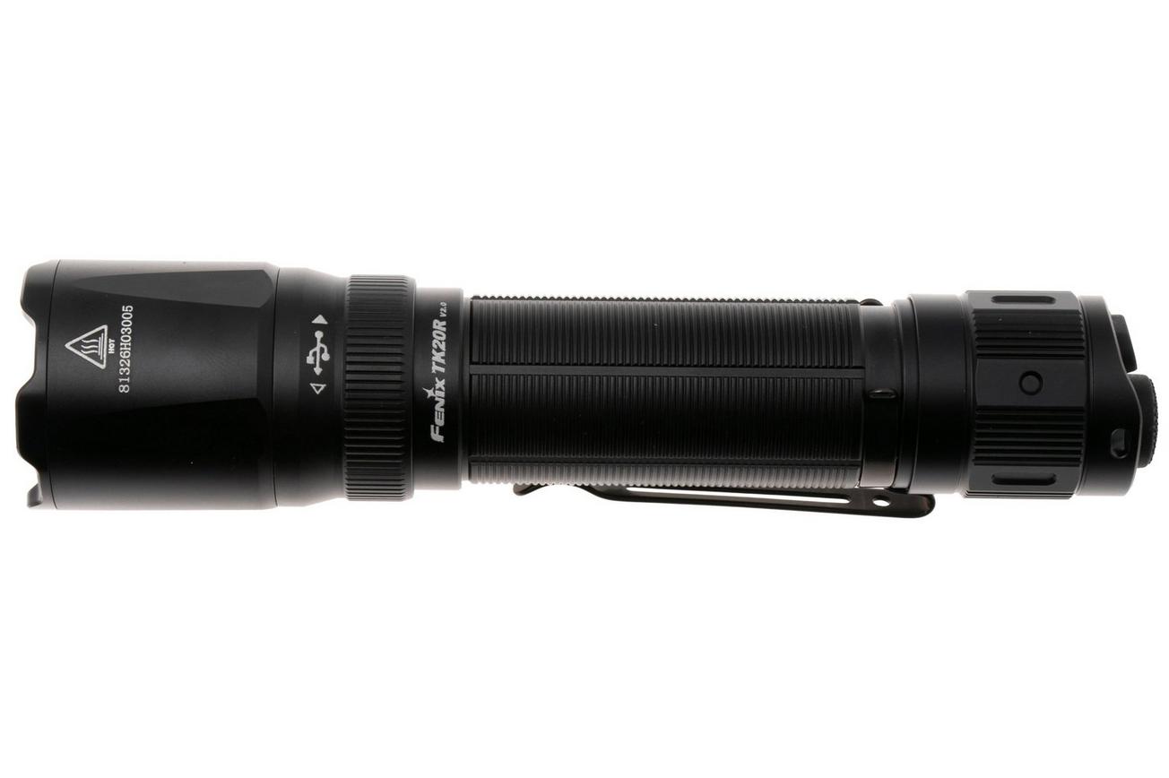 Fenix TK20R V2.0, 3000 lumen oplaadbare zaklamp met T5 tactische pen, set