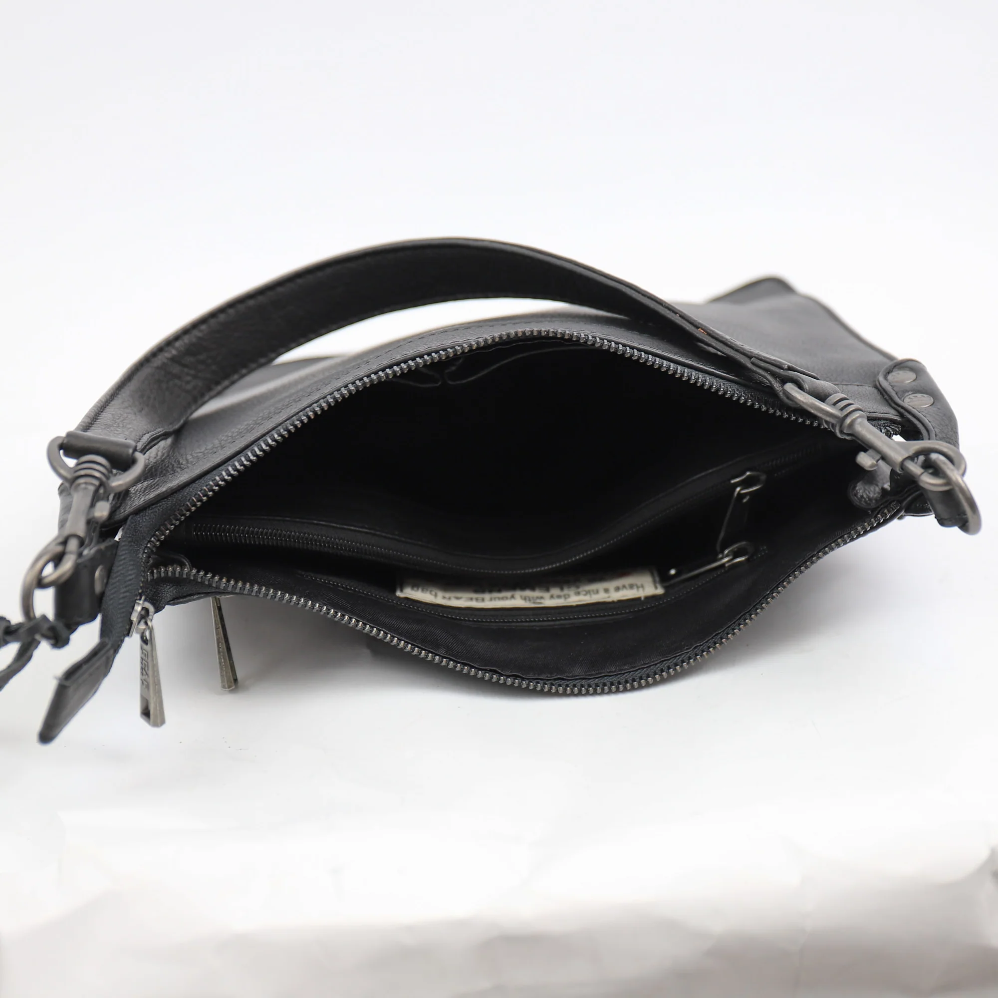 Bear Design Callisto Pelle Hand-/ Schoudertas Clemens Black CP2656