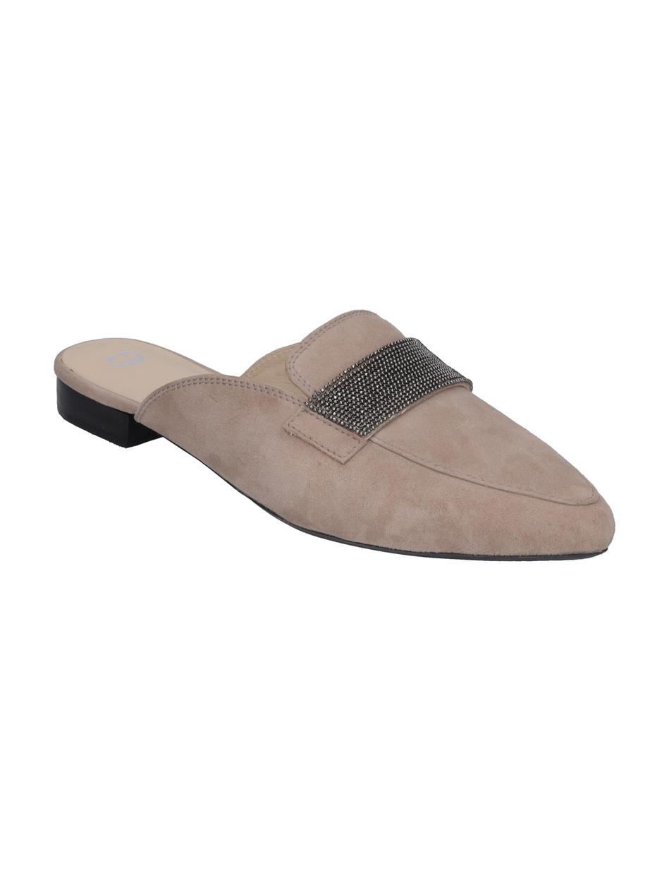 Slipper Acerra 01, taupe
