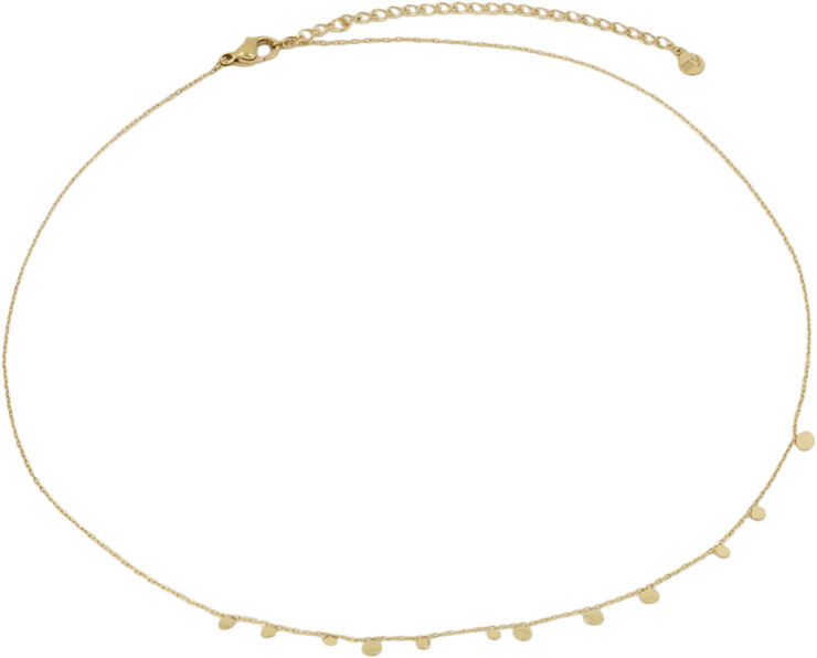 My Jewellery Necklace small circles Gold