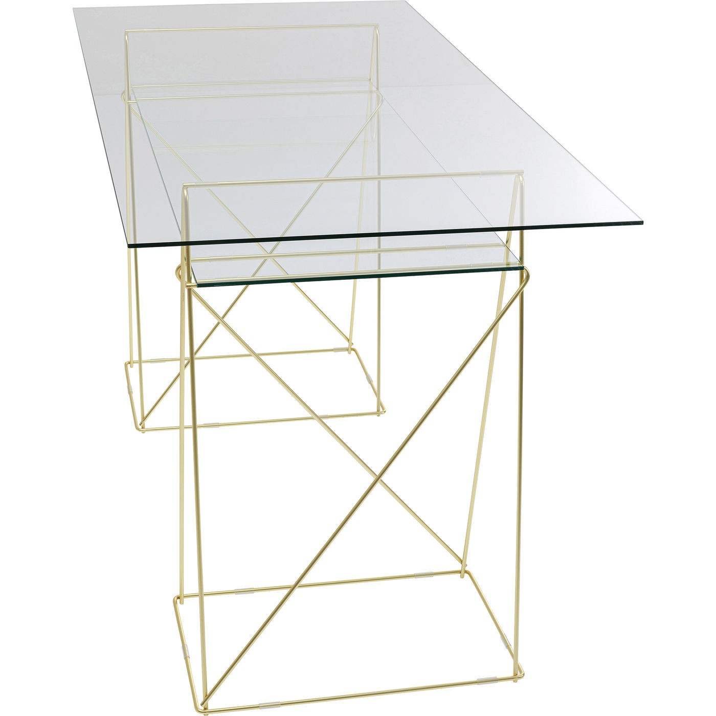 Bureau Polar 135x65cm goud Kare Design