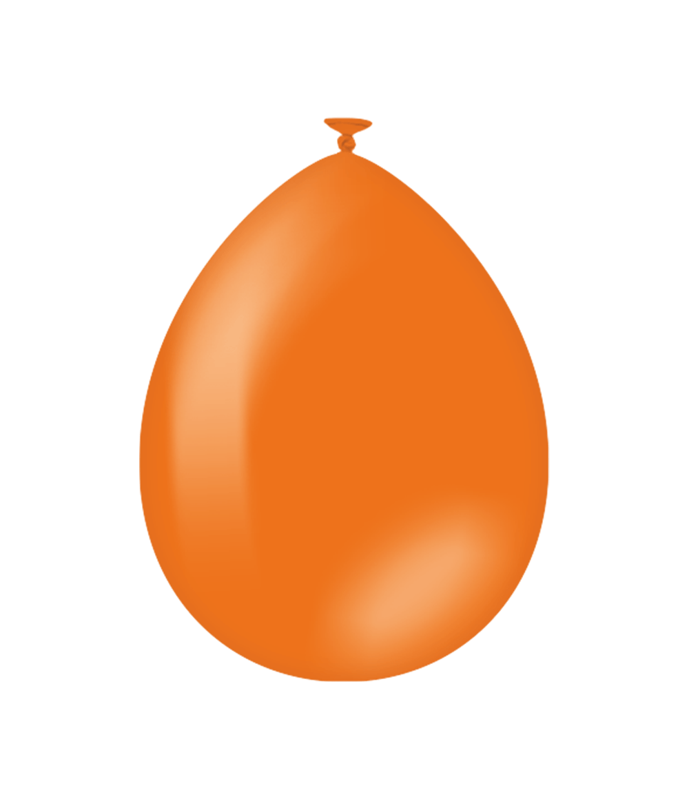 Oranje Ballonnen Pastel 30cm 10st