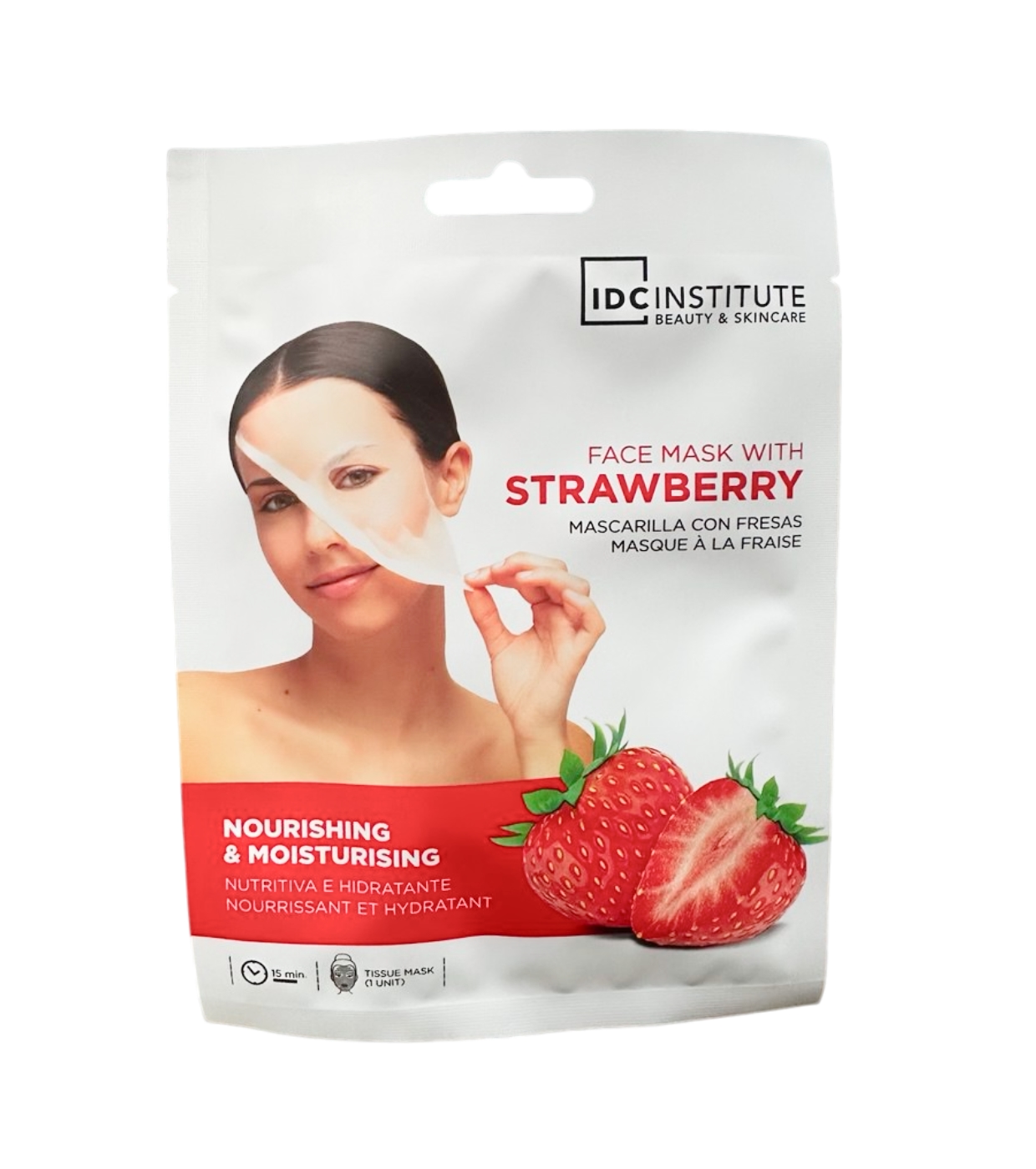 IDC Institute - Máscara com morango - nutrir e hidratar