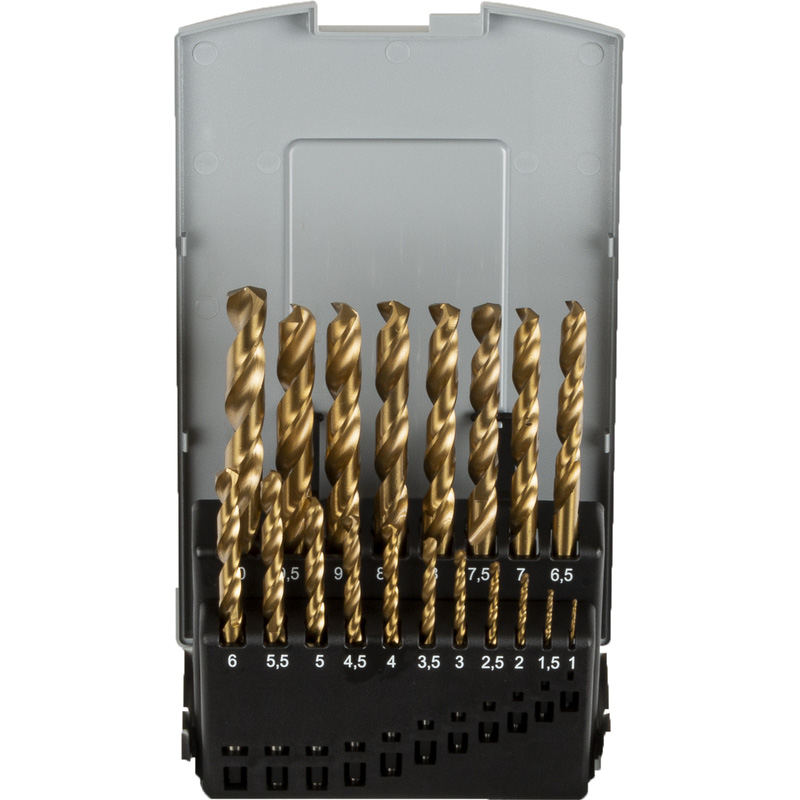 Bosch HSS-titanium metaalborenset geslepen 19-delig