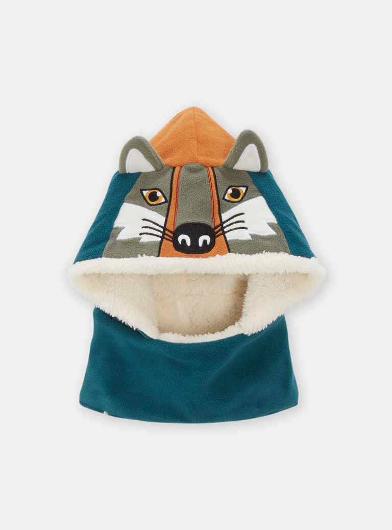 Cagoule motif loup pour garçon