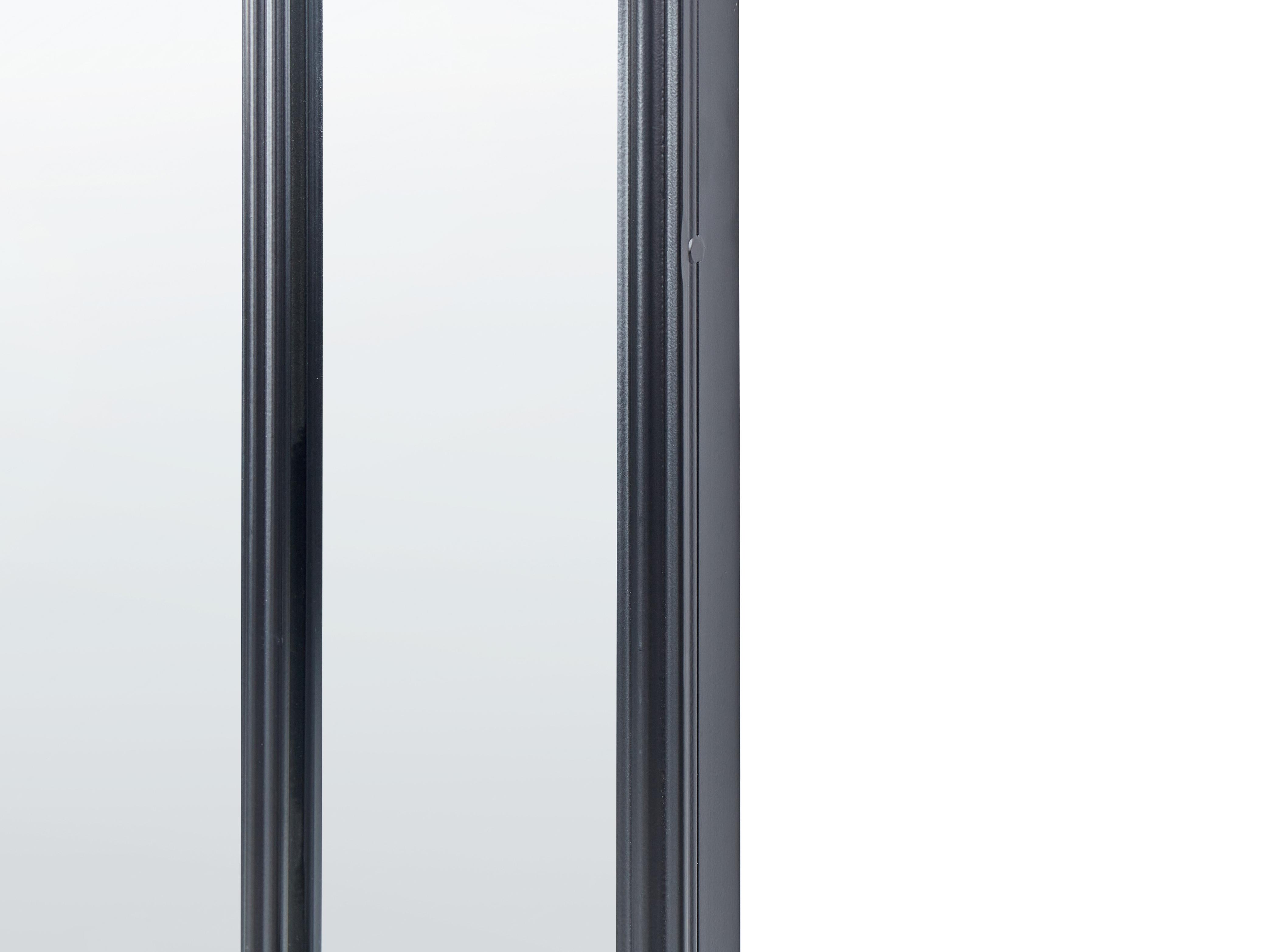 Wandspiegel CROSSES 60 cm 170 cm Metaal Zwart