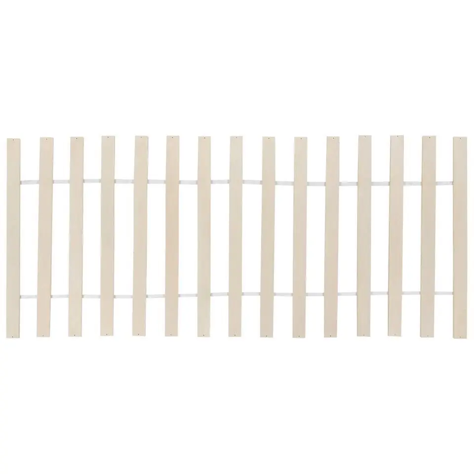 BONNAC - Eenpersoonsbed - Wit - 90 x 200 cm - Dennenhout