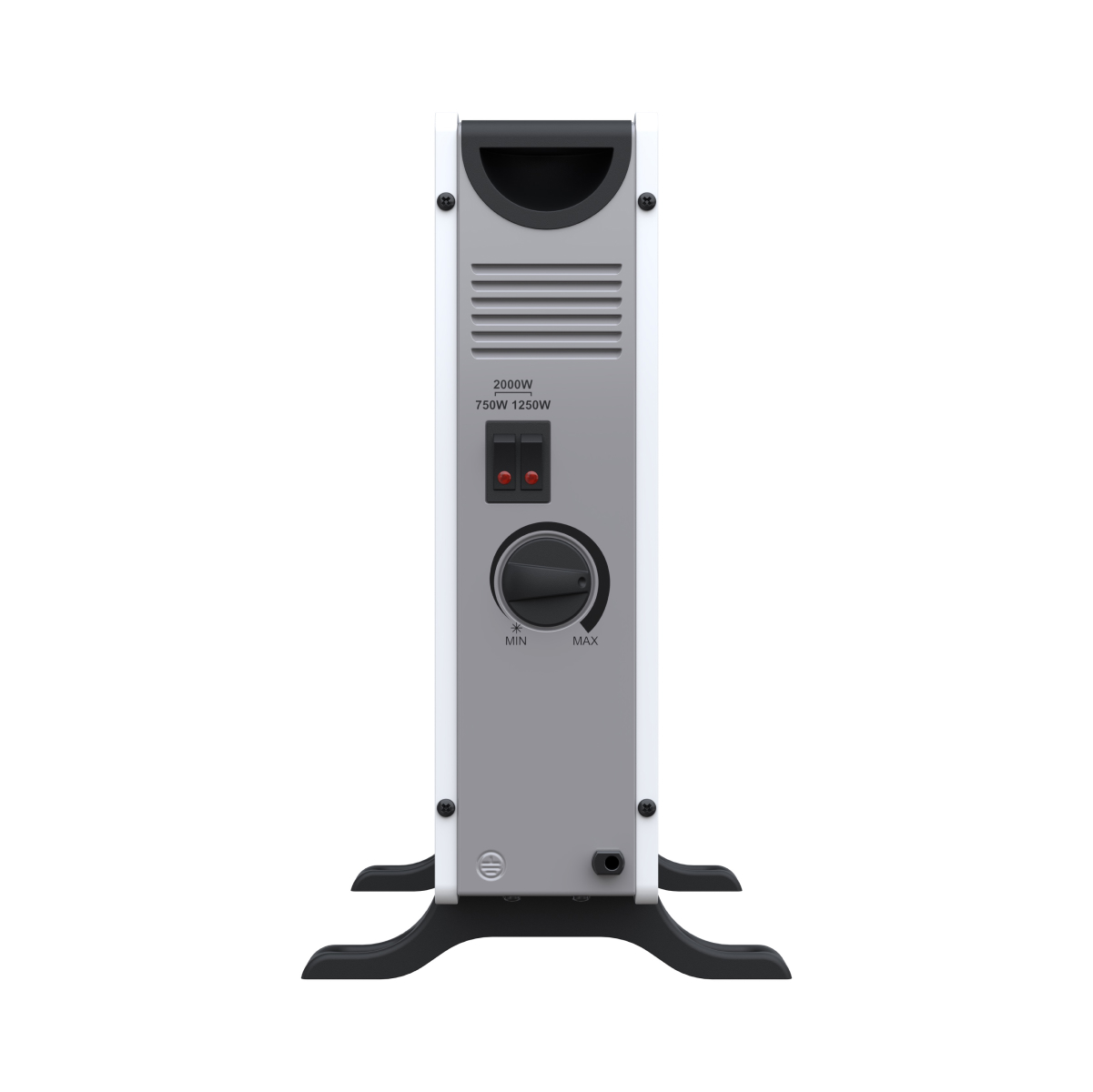 Auronic 2000 watt convectorkachel met ventilator - White