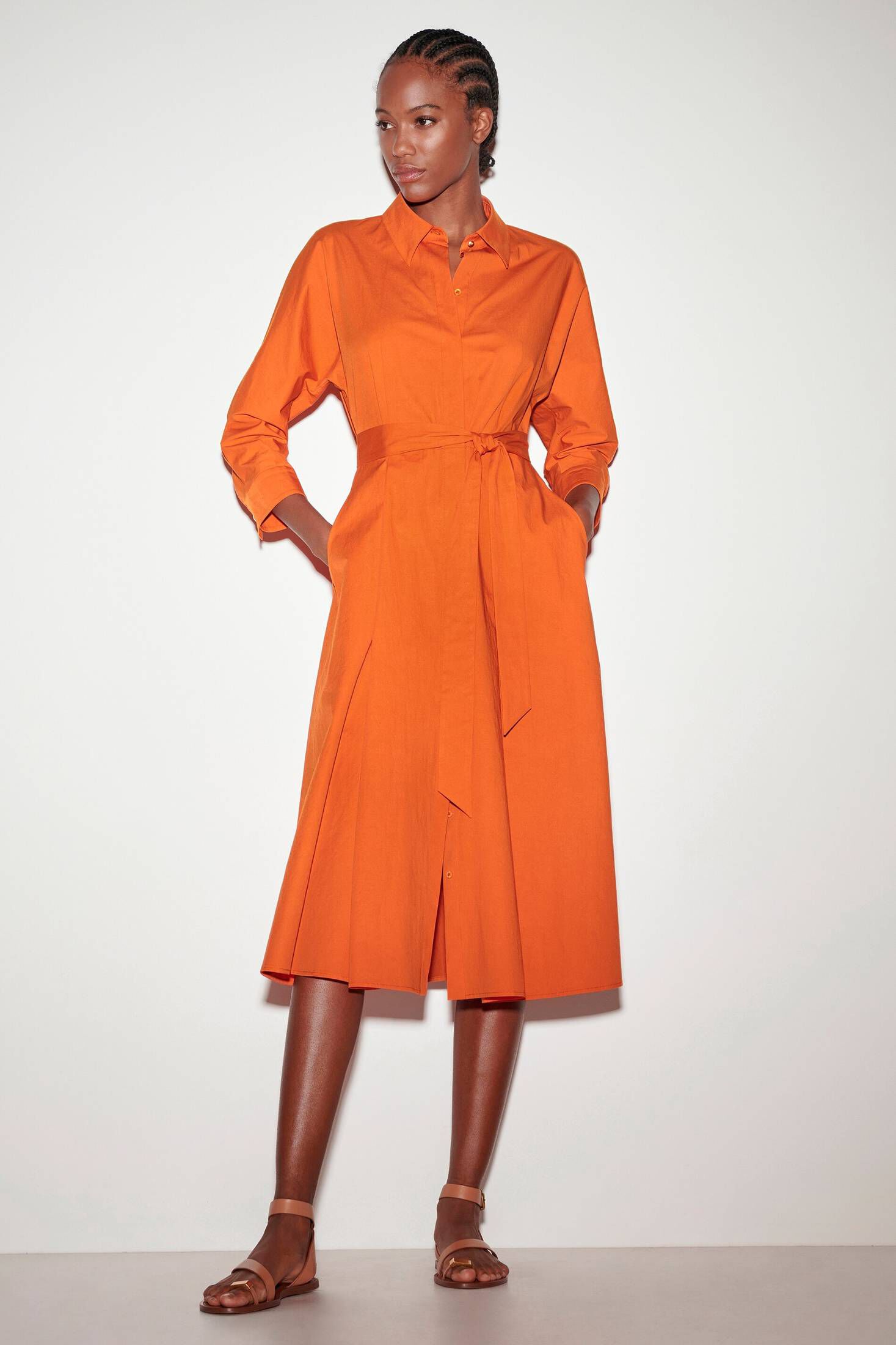 Luisa Cerano| Damen Hemdblusenkleid