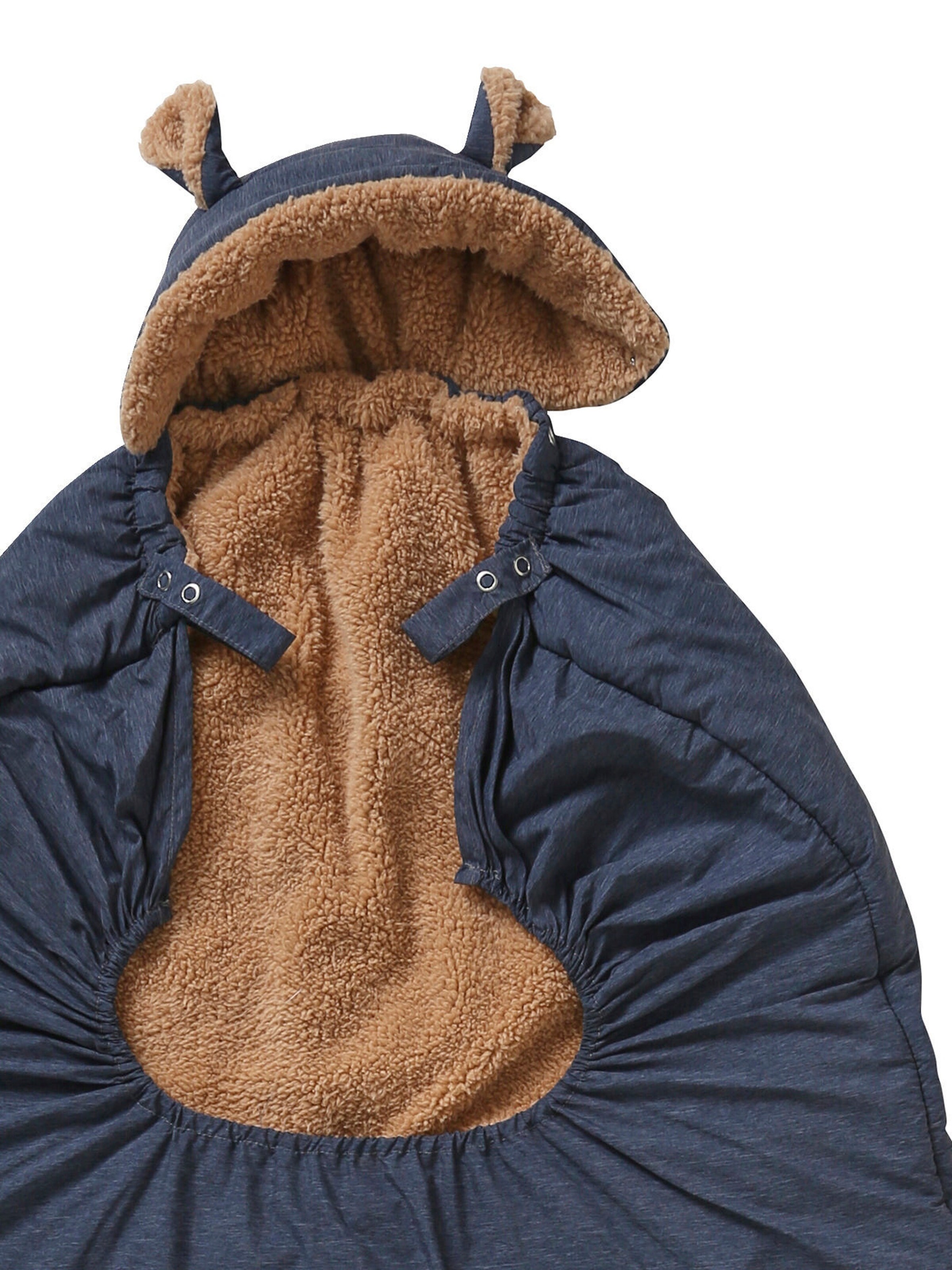 Vertbaudet Wintercover für die Babytrage nachtblau