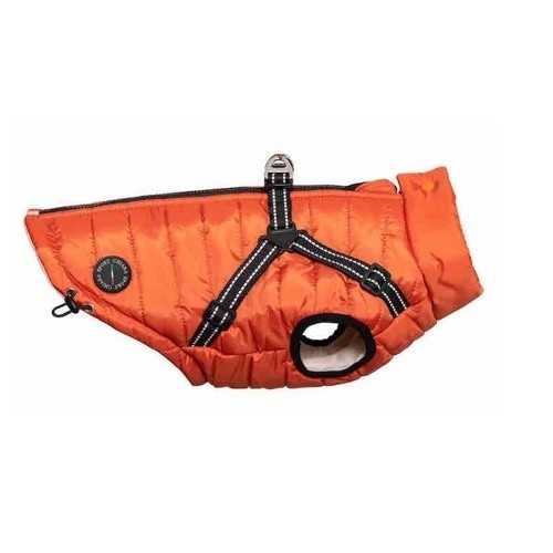 Jaqueta de plumas laranja Nick