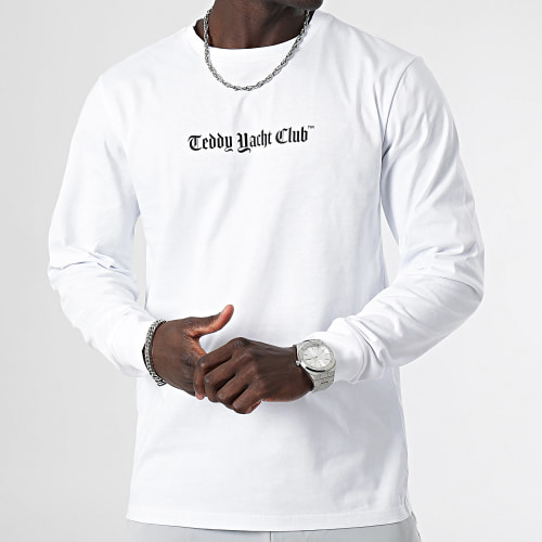 Tee Shirt Manches Longues Art Series Dripping Blanc