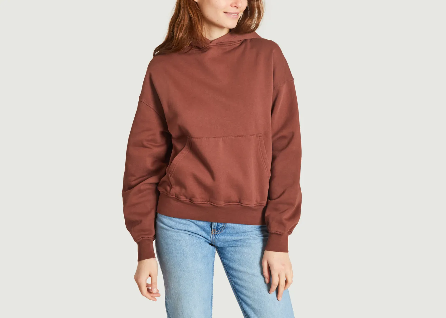 Hoodie Oversize en Coton Biologique Colorful Standard