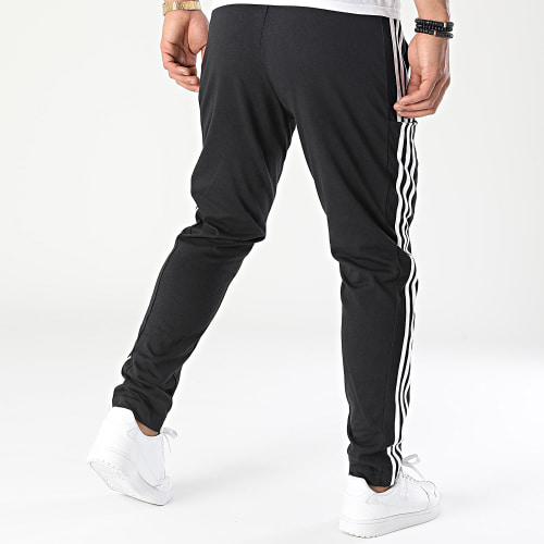 Pantalon Jogging A Bandes IC0044 Noir